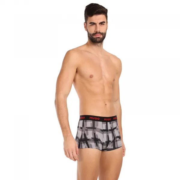 3PACK pánske boxerky HUGO viacfarebné (50480170 039) M, trenky