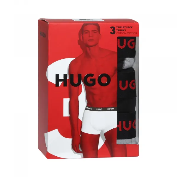 3PACK pánske boxerky HUGO viacfarebné (50480170 039) M, trenky