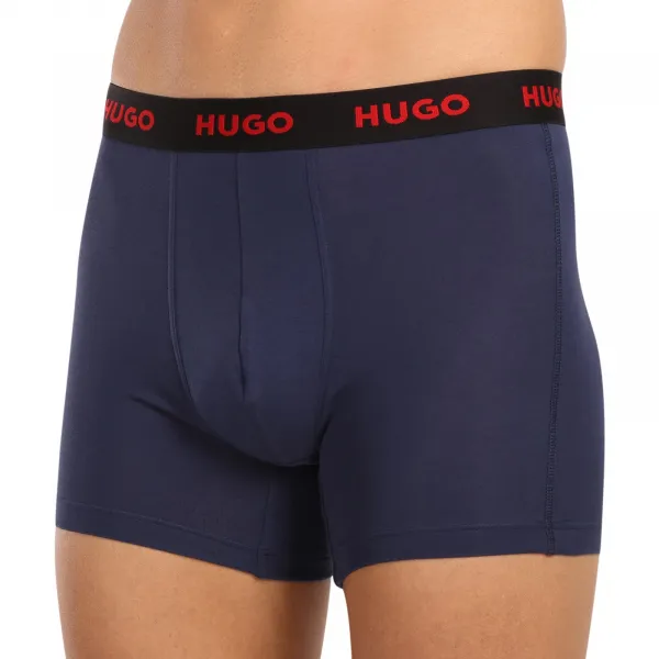 3PACK pánske boxerky HUGO viacfarebné (50510192 405) M, trenky