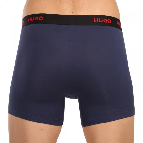 3PACK pánske boxerky HUGO viacfarebné (50510192 405) M, trenky