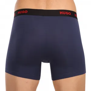 3PACK pánske boxerky HUGO viacfarebné (50510192 405) M, trenky