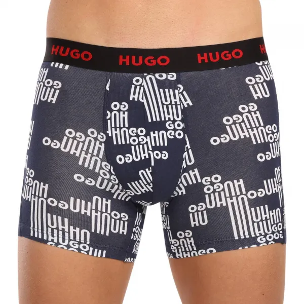 3PACK pánske boxerky HUGO viacfarebné (50510192 405) M, trenky