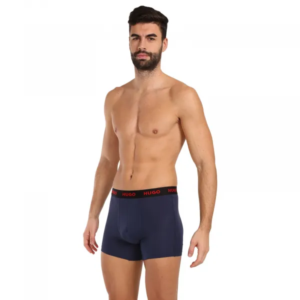 3PACK pánske boxerky HUGO viacfarebné (50510192 405) M, trenky