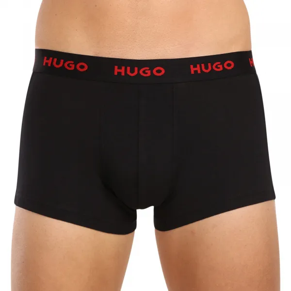 3PACK pánske boxerky HUGO viacfarebné (50469766 420) M, trenky