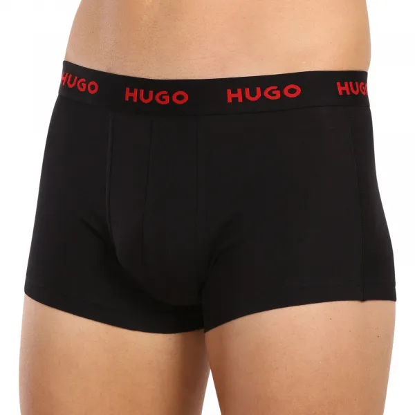 3PACK pánske boxerky HUGO viacfarebné (50469766 420) M, trenky