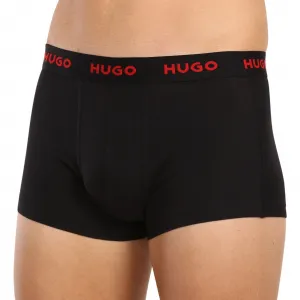 3PACK pánske boxerky HUGO viacfarebné (50469766 420) M, trenky