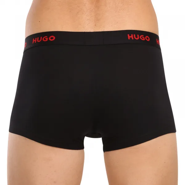 3PACK pánske boxerky HUGO viacfarebné (50469766 420) M, trenky