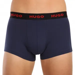 3PACK pánske boxerky HUGO viacfarebné (50469766 420) M, trenky