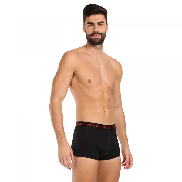 3PACK pánske boxerky HUGO viacfarebné (50469766 420) M, trenky
