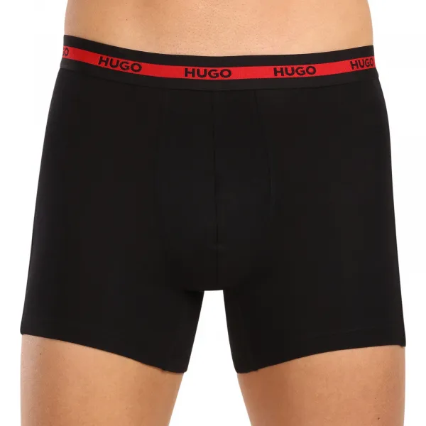 3PACK pánske boxerky HUGO viacfarebné (50496713 420) M, trenky