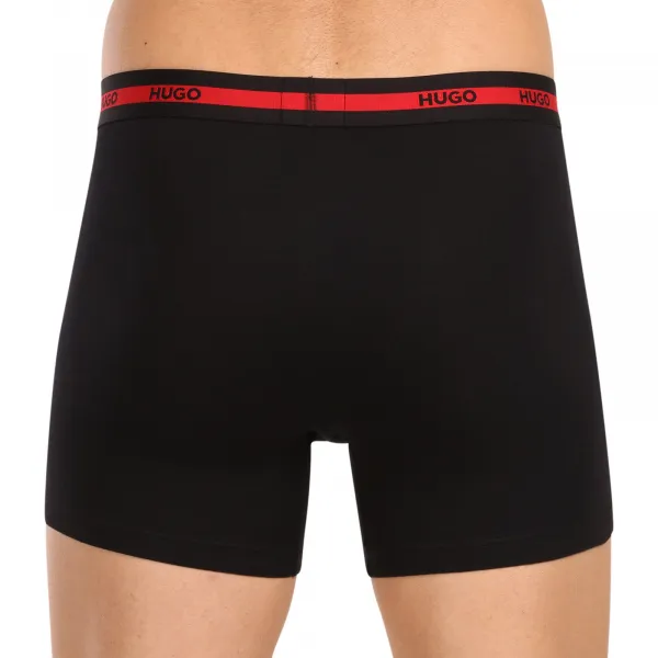 3PACK pánske boxerky HUGO viacfarebné (50496713 420) M, trenky