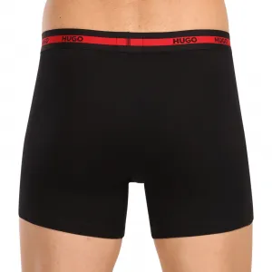 3PACK pánske boxerky HUGO viacfarebné (50496713 420) M, trenky