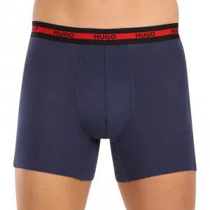 3PACK pánske boxerky HUGO viacfarebné (50496713 420) M, trenky