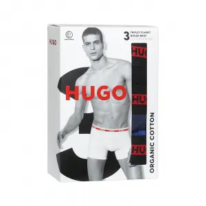 3PACK pánske boxerky HUGO viacfarebné (50496713 420) M, trenky