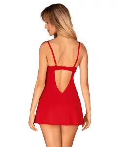 Dámska košieľka Obsessive červaná (Ingridia chemise) M/L