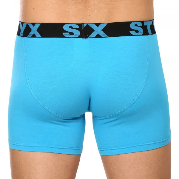 3PACK pánske boxerky Styx long športová guma svetlo modré (3U1169) M, trenky