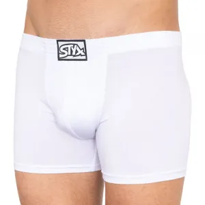 3PACK pánske boxerky Styx long klasická guma biele (3F1061) S, trenky