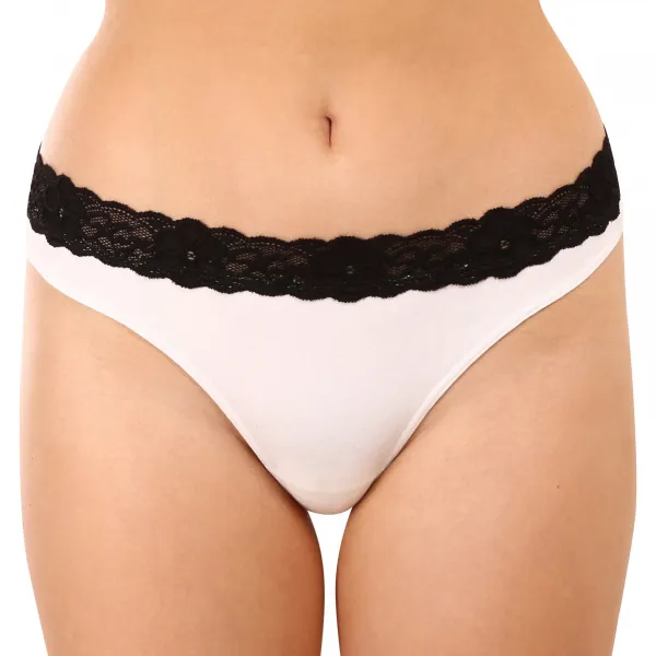 3PACK dámske tangá Styx s čipkou viacfarebné (3ITK96019) S