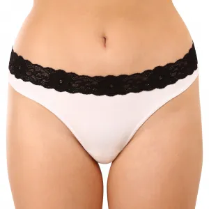 3PACK dámske tangá Styx s čipkou viacfarebné (3ITK96019) S