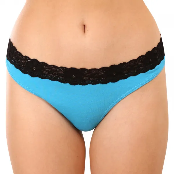 3PACK dámske tangá Styx s čipkou viacfarebné (3ITK96019) S