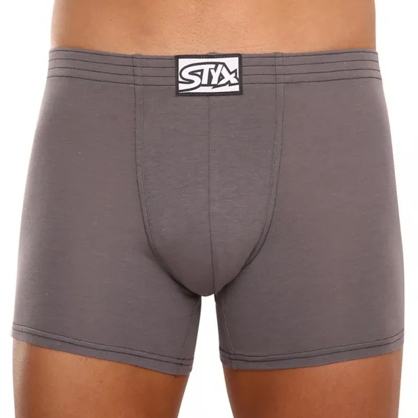 3PACK pánske boxerky Styx long klasická guma viacfarebné (3F96837) S, trenky