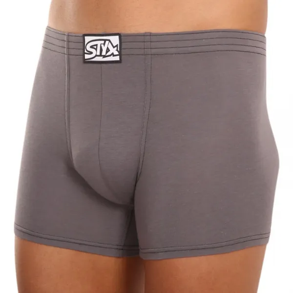 3PACK pánske boxerky Styx long klasická guma viacfarebné (3F96837) S, trenky