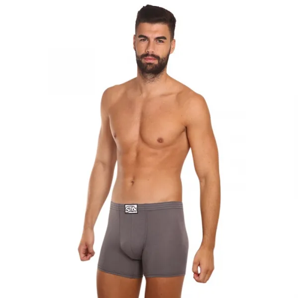 3PACK pánske boxerky Styx long klasická guma viacfarebné (3F96837) S, trenky