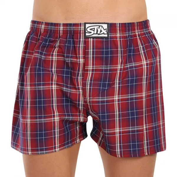 3PACK pánske trenky Styx klasická guma viacfarebné (3A20246) M, trenírky