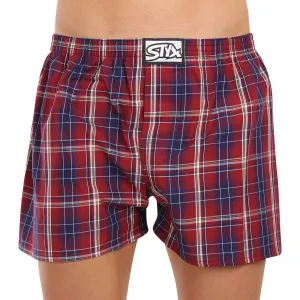3PACK pánske trenky Styx klasická guma viacfarebné (3A20246) M, trenírky