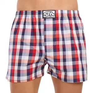 3PACK pánske trenky Styx klasická guma viacfarebné (3A20246) M, trenírky