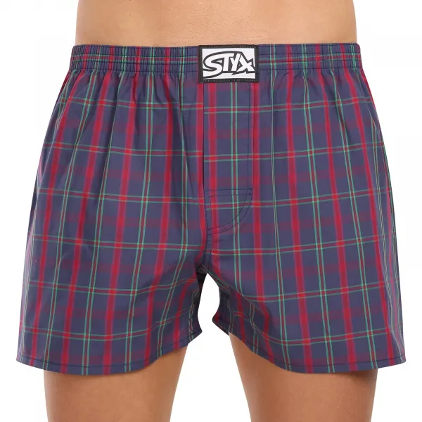 6PACK pánske trenky Styx klasická guma viacfarebné (6A20246836) S, trenírky