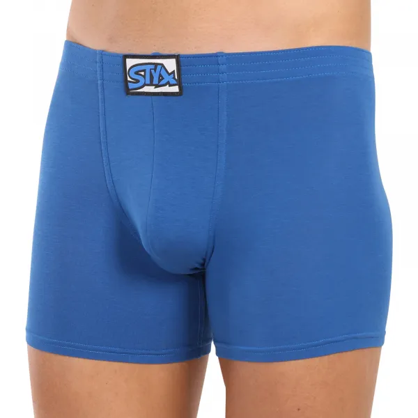 Pánske boxerky Styx long klasická guma modré (F1167) M, trenky