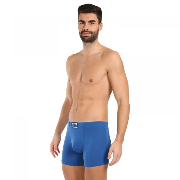 Pánske boxerky Styx long klasická guma modré (F1167) M, trenky