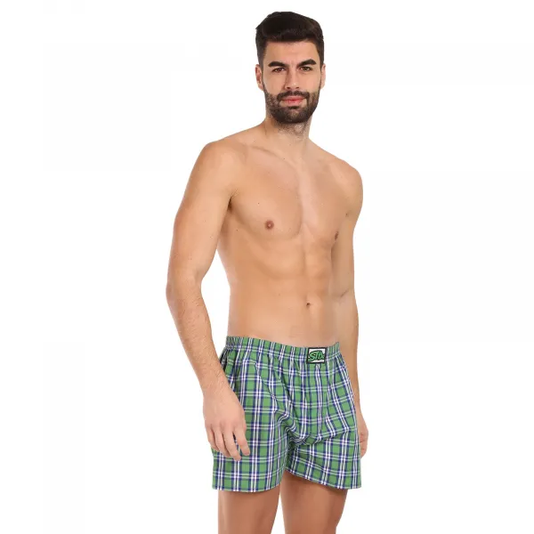 Pánske trenky Styx klasická guma viacfarebné (A202) M, trenírky
