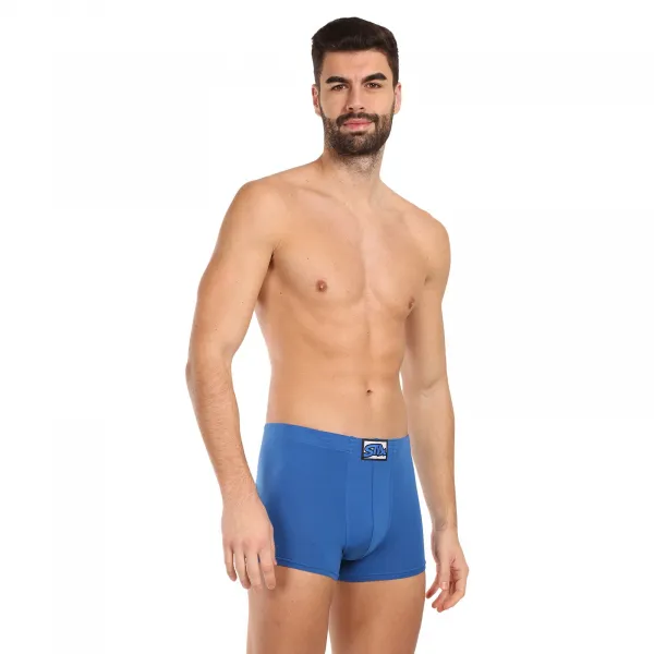 Pánske boxerky Styx klasická guma modré (Q1167) M, trenky