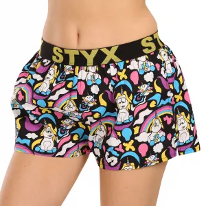 5PACK dámske trenky Styx art športová guma viacfarebné (5T1182492) M, trenírky