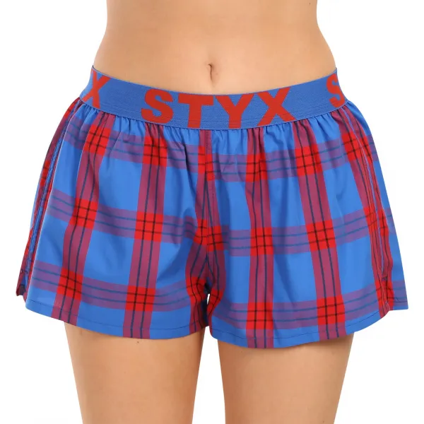 3PACK dámske trenky Styx športová guma viacfarebné (3T100619) S, trenírky