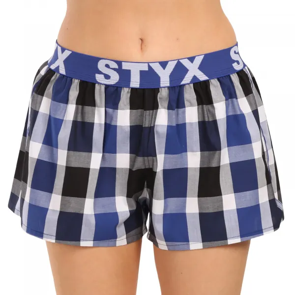 3PACK dámske trenky Styx športová guma viacfarebné (3T100619) S, trenírky
