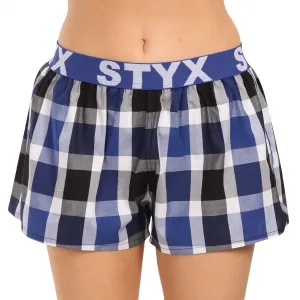 3PACK dámske trenky Styx športová guma viacfarebné (3T100619) S, trenírky