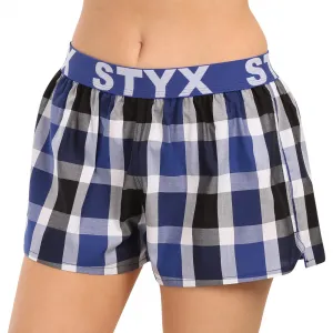 3PACK dámske trenky Styx športová guma viacfarebné (3T100619) S, trenírky