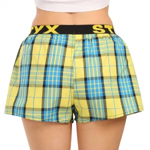 3PACK dámske trenky Styx športová guma viacfarebné (3T10236) M, trenírky