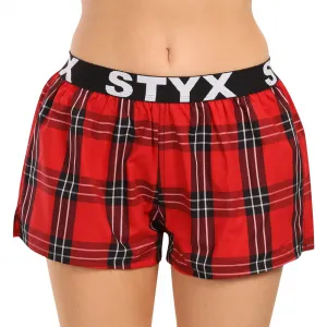3PACK dámske trenky Styx športová guma viacfarebné (3T100314) S, trenírky