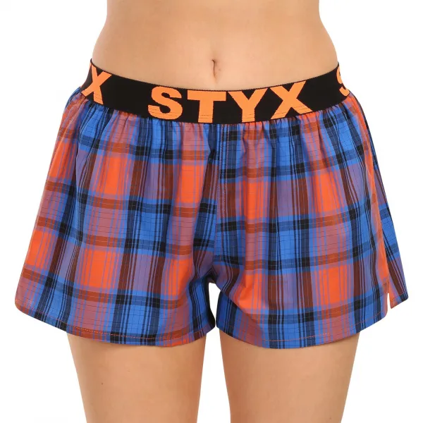 3PACK dámske trenky Styx športová guma viacfarebné (3T10236) M, trenírky
