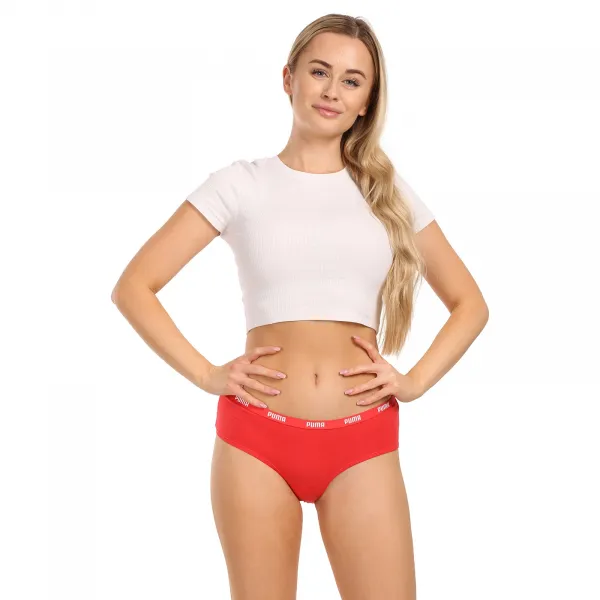 2PACK dámske nohavičky Puma červené (603032001 019) M