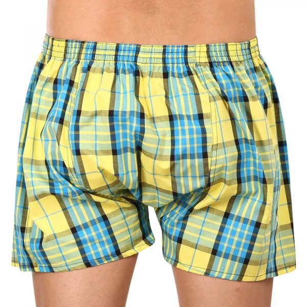 3PACK pánske trenky Styx klasická guma viacfarebné (3A0972) S, trenírky