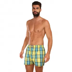 3PACK pánske trenky Styx klasická guma viacfarebné (3A0972) S, trenírky