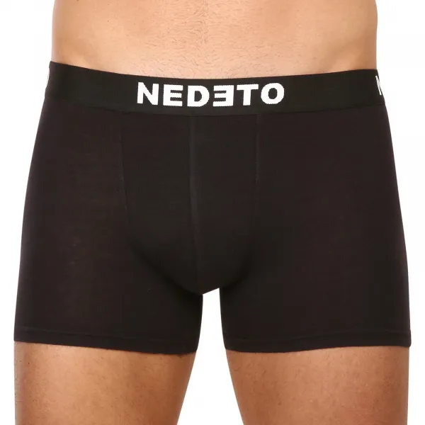 5PACK pánske boxerky Nedeto čierne (5NB001b) S, trenky