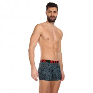 5PACK pánske boxerky Styx long športová guma viacfarebné (5U1267924) M, trenky