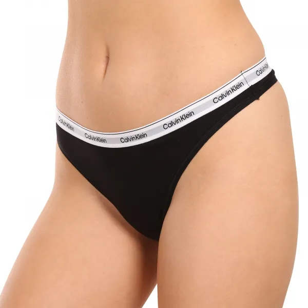 3PACK dámske tangá Calvin Klein čierné (QD5209E-UB1) M