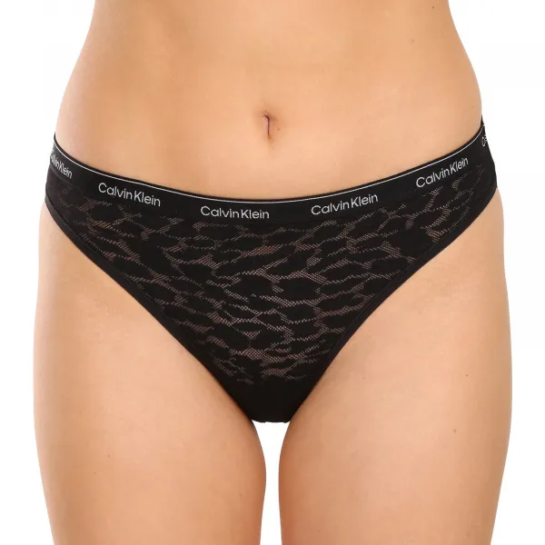 3PACK dámske nohavičky Calvin Klein čierne (QD5069E-UB1) M